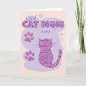 Best Cat Mam | MOEDERDAG WENSKAART Kaart (Voorkant)