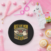 Best Cat Mam ooit Papieren Bordje (Feest)