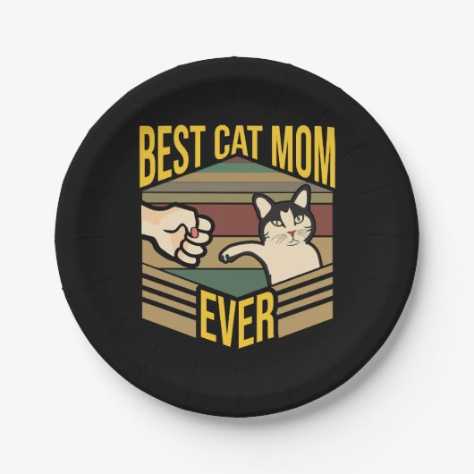 Best Cat Mam ooit Papieren Bordje (Voorkant)