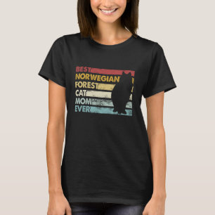 Best Cat Mam Oover Moeder Noors Boskat T-shirt