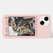 Best Cat Mam Paw Drukt Foto Roos Gold Case-Mate iPhone Case (Achterkant (horizontaal))