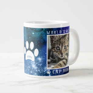 Best Cat Mam Paw Prints Name Photo Space Grote Koffiekop