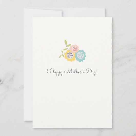 Best Cat Mam Photo Moederdag Kaart (Achterkant)