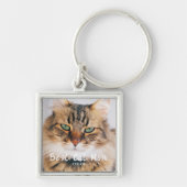 Best Cat Mam Photo Name Sleutelhanger (Voorkant)