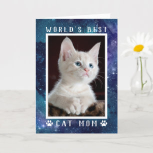 Best Cat Mam Photo Space Moederdag Kaart