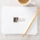 Best Cat mam Pink Paw Drukt Foto Adres Etiket (Insitu)