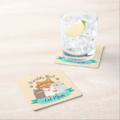 Best Cat Mam ter wereld - Cute Kittens Kartonnen Onderzetters (Insitu)