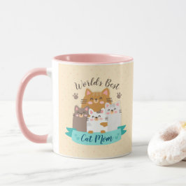 Best Cat Mam ter wereld - Cute Kittens Mok