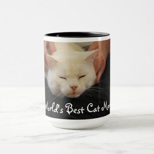 Best Cat Mam - White Cat Mok (Midden)