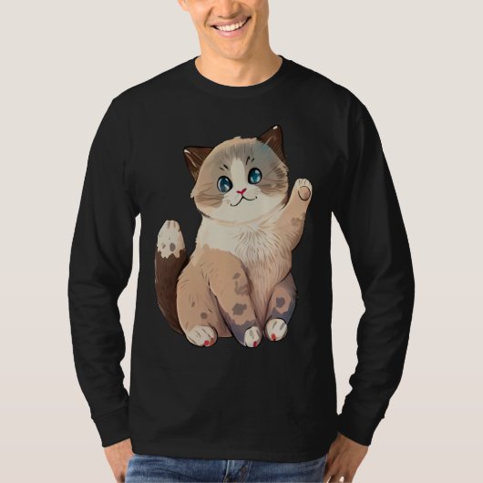 Best Cat Mom And Cat Dad  4 T-shirt (Voorkant)
