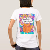 Best Cat Mom Ever Cat Gift Tee Shirt (Achterkant)
