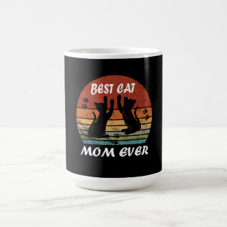 Best Cat Mom Ever Mother Day Gift Funny  Koffiemok