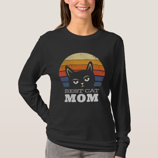Best Cat Mom Present for Mothers Day  Cute Cat  Mo T-shirt (Voorkant)