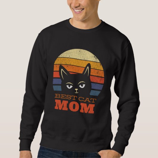 Best Cat Mom Present for Mothers Day Cute Cat Mo Trui (Voorkant)