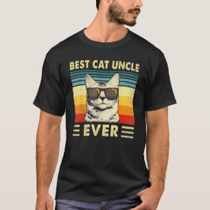 Best Cat oom Ever  Retro Cat Father T-shirt