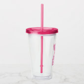 Best Cat Pap Ever - Cat Silhouette Acryl Drinkbeker (Rechts)