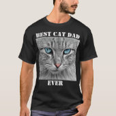 Best Cat Pap Ever Foto Creëer je eigen huisje T-shirt (Voorkant)