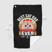 Best Cat Pap Ever Golfhanddoek (Insitu)