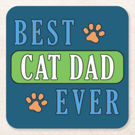 Best Cat Pap Ever Kartonnen Onderzetters