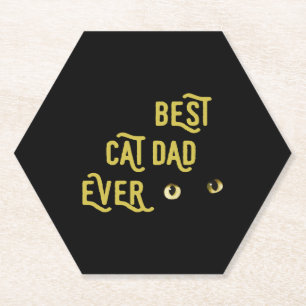 Best Cat Pap Ever Kartonnen Onderzetters