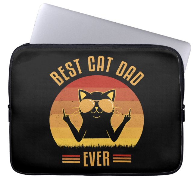 Best Cat Pap Ever Laptop Sleeve (Voorkant)