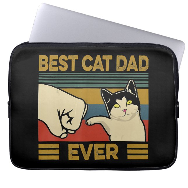 Best Cat Pap Ever Laptop Sleeve (Voorkant)