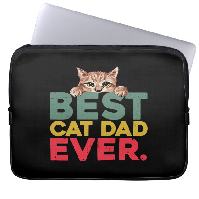 Best Cat Pap Ever Laptop Sleeve (Voorkant)