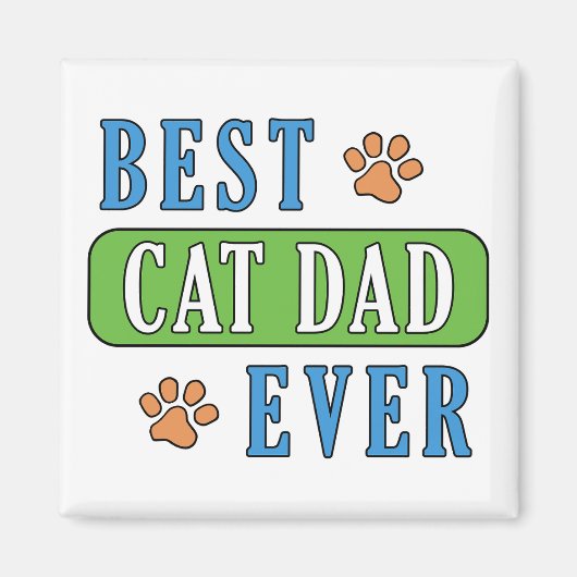Best Cat Pap Ever Magneet (Voorkant)