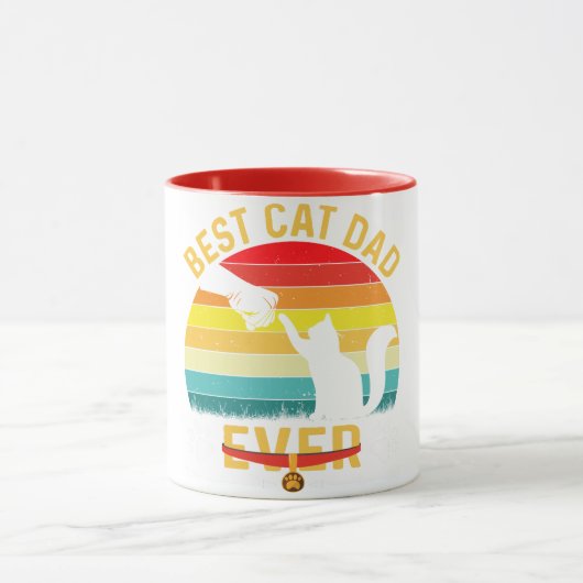 Best Cat Pap Ever Mok (Midden)