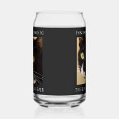 Best Cat Pap Ever Photo Black Blikvorm Glas (Links)