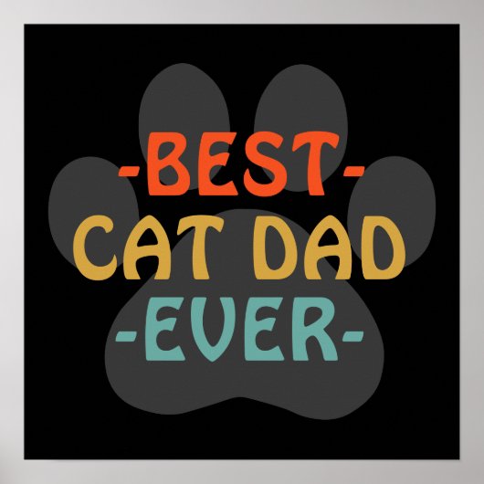 Best Cat Pap Ever Poster (Voorkant)