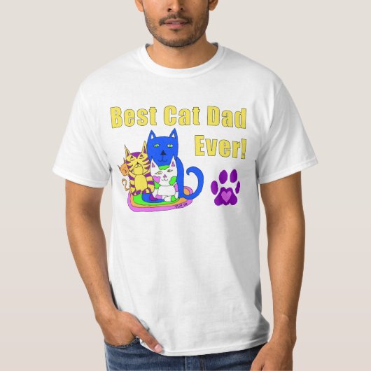 Best Cat Pap Ever T-shirt (Voorkant)