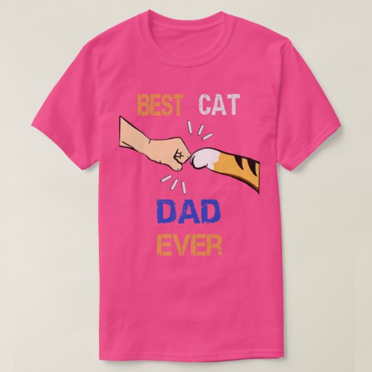 Best Cat Pap Ever T-shirt (Design voorkant)