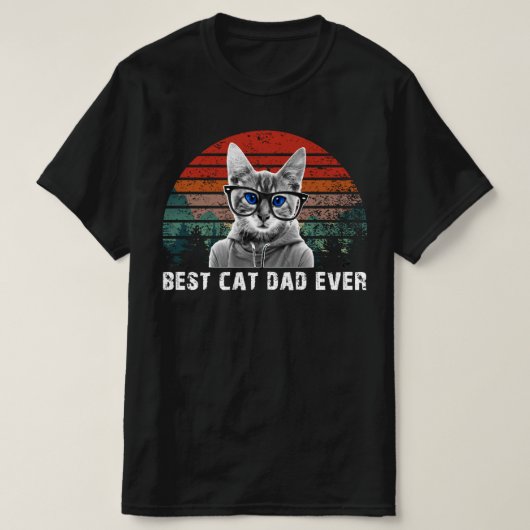 Best Cat Pap Ever T-shirt (Design voorkant)