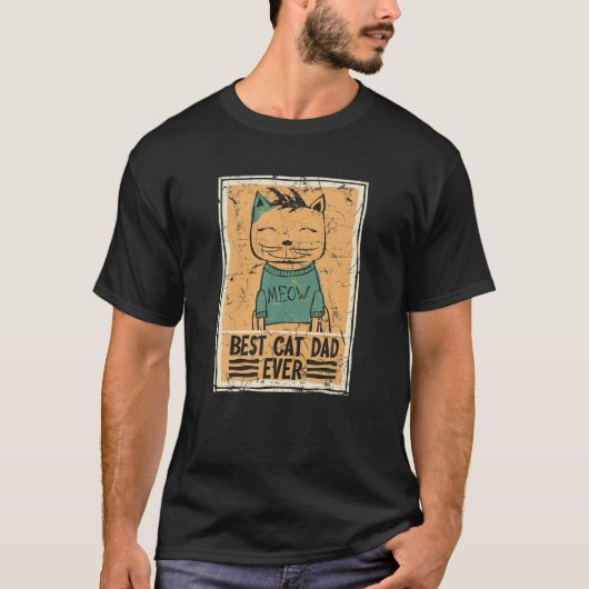 Best Cat Pap Ever T-shirt (Voorkant)