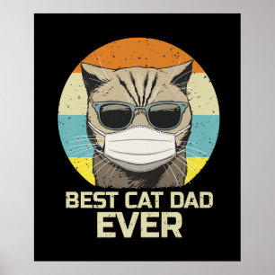 Best Cat Pap Ever Zonnebrillen Gezichtsmaskers G Poster