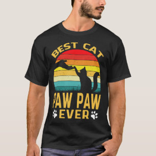 Best Cat PAW Ever Retro  T-shirt