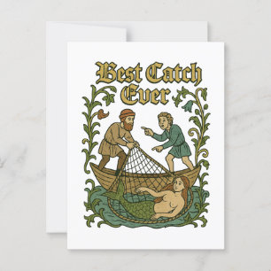 Best Catch Ever beroemd gemaakt door Vissen Tales Briefkaart