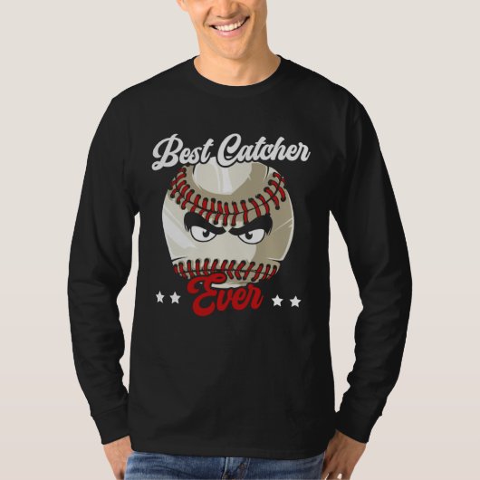 Best Catcher Ever Baseball Player Baseball Coach T-shirt (Voorkant)
