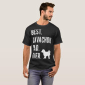 Best Cavachon Dad Ever  Mens Cavachon Dog T-shirt (Voorkant volledig)