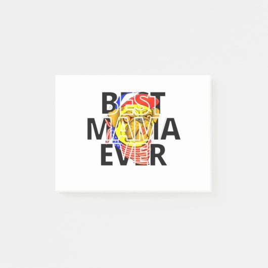 Best Cheeky Pug Mam ooit in de wereld Post-it® Notes (Voorkant)