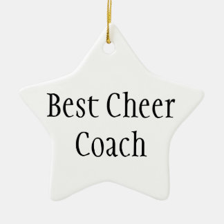 Best Cheer Coach Keramisch Ornament