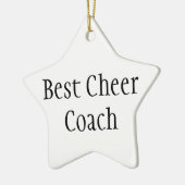 Best Cheer Coach Keramisch Ornament (Links)