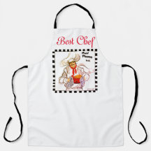 Best Chef Drawing of Fat French Chef Serving