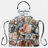 Best Chef Ever Moderne Photo Collage All-in-Print Schort (Voorkant)