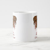 Best Chicken Farmer Fun Quote Rooster ter wereld Grote Koffiekop (Voorkant)