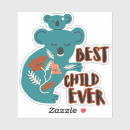 Best Child Ever Koala Moederdag Sticker