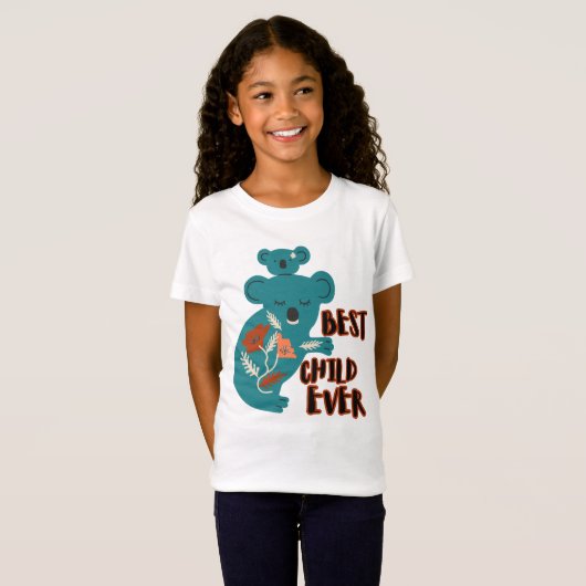 Best Child Ever Koala Moederdag T-shirt (Voorkant volledig)