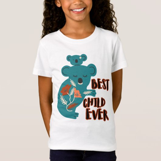 Best Child Ever Koala Moederdag T-shirt (Voorkant)