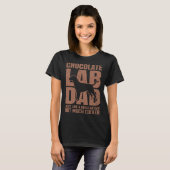Best Chocolate Lab Dad Dog Brown Labrador Retriev T-shirt (Voorkant volledig)